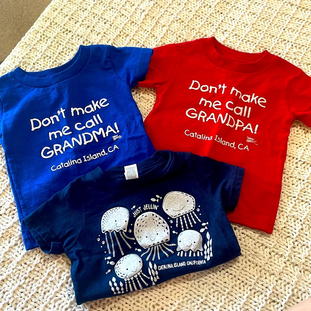 Bundle of 6 months tees Catalina Island